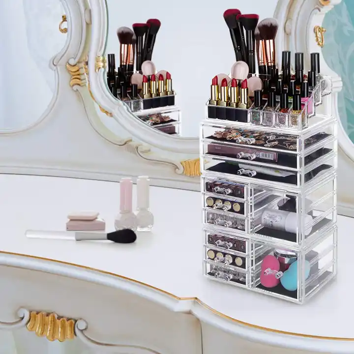 Clear Makeup Orgnizer with Drawers